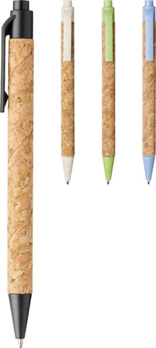 cork and wheat straw pen