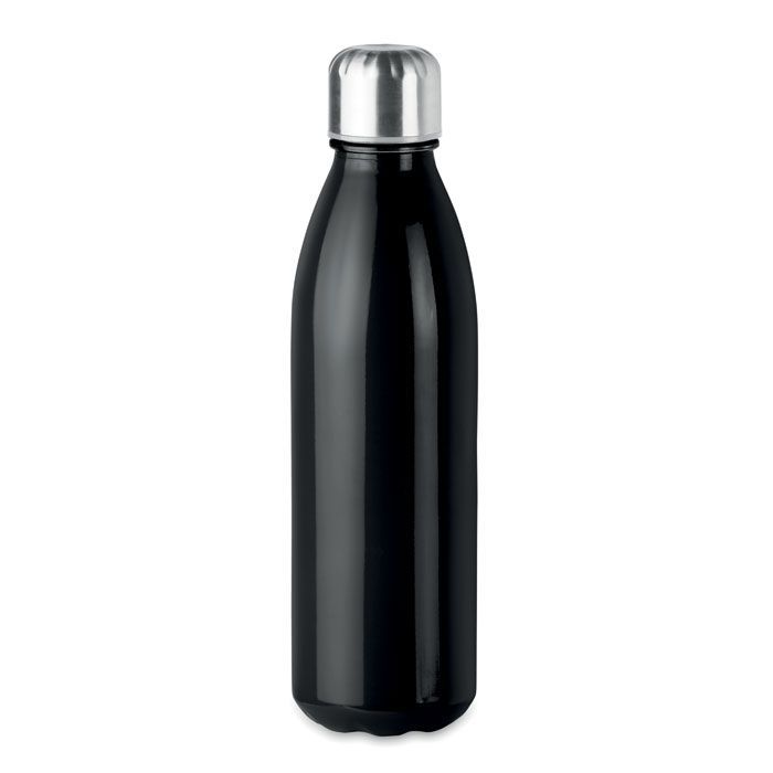 Eco water bottle in glass