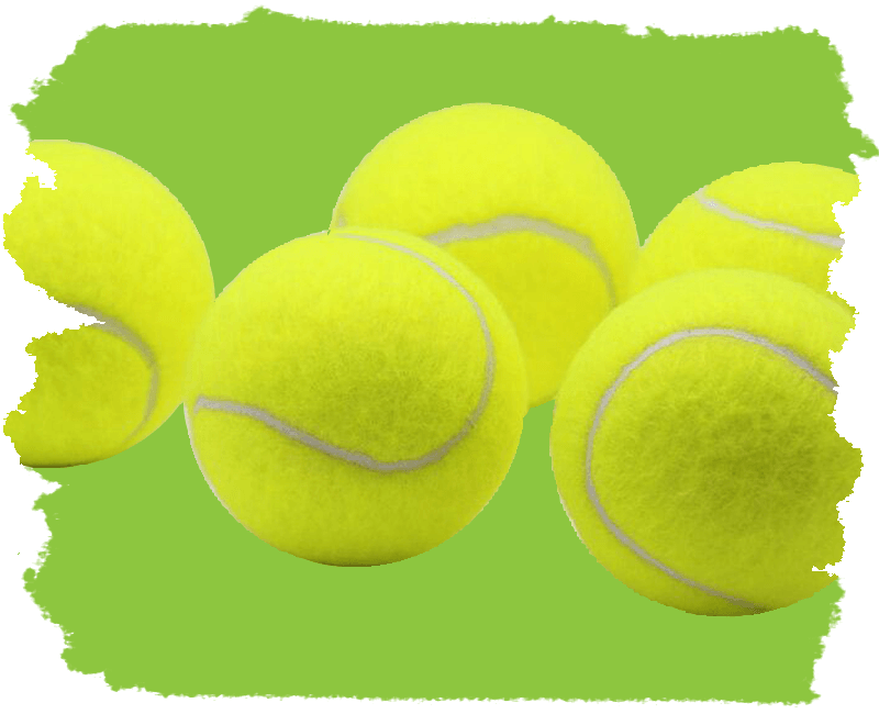 recycled tennis balls