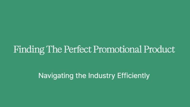 Navigating the Industry Efficiently Video