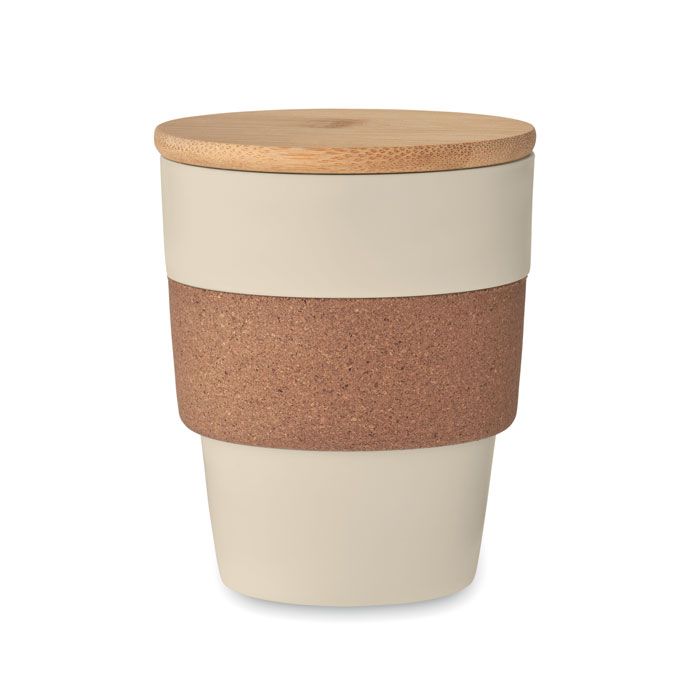 Cork and Bamboo Coffee Cup