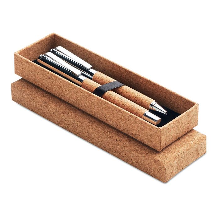 Cork pen set