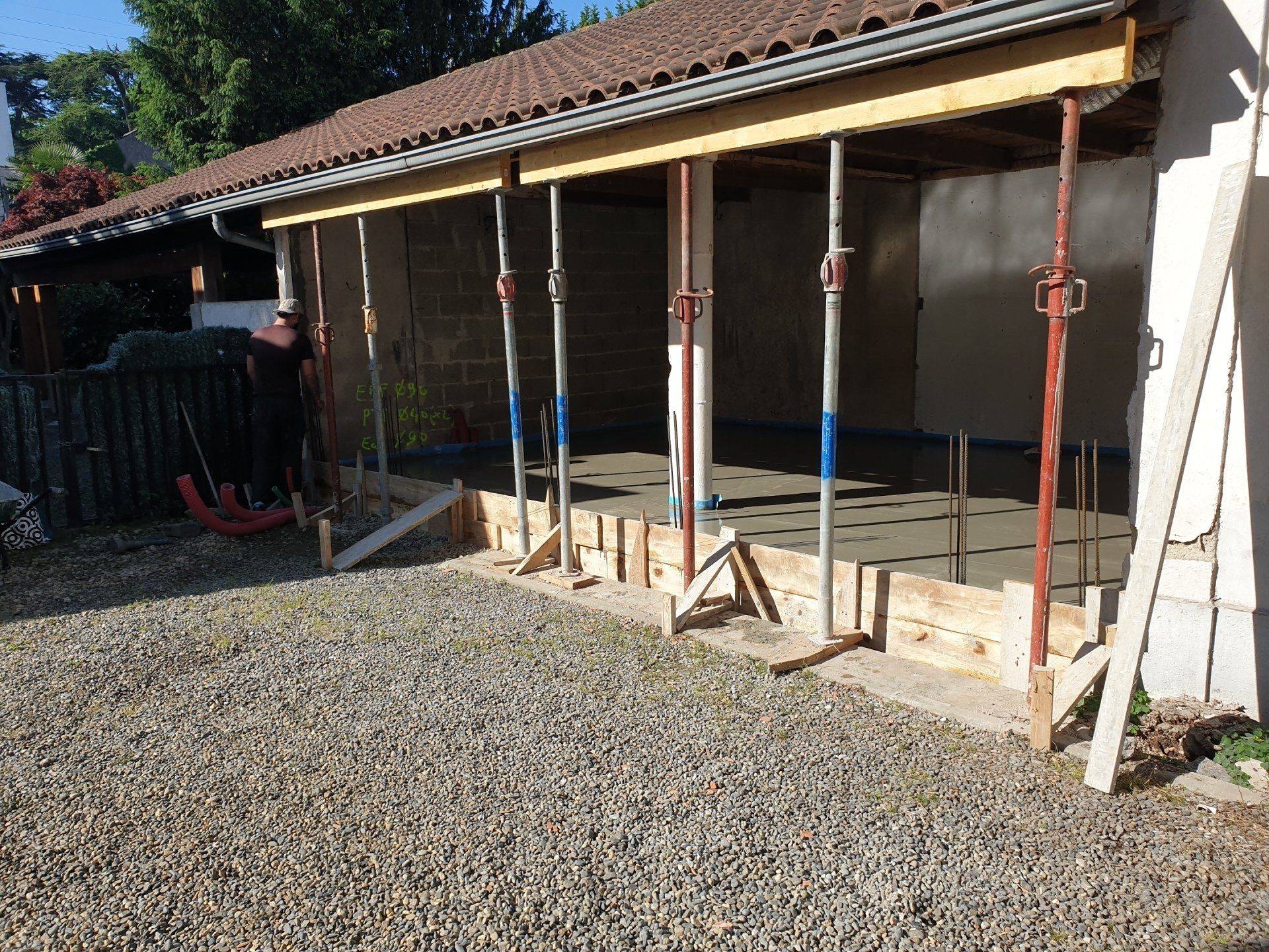 Transformation garage en studio Transformation garage en studio