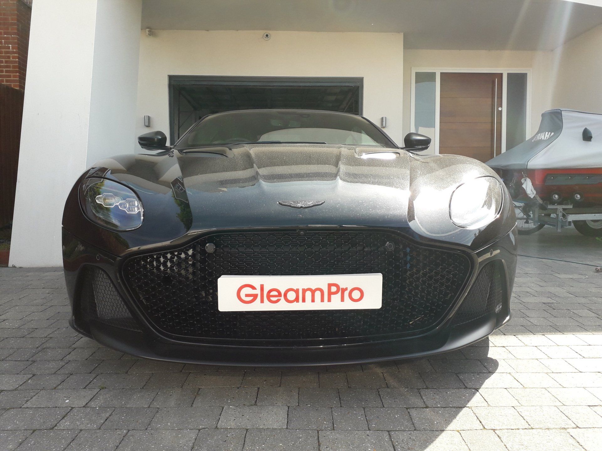 Aston Martin DBS Before having a Premium Valet in Poole