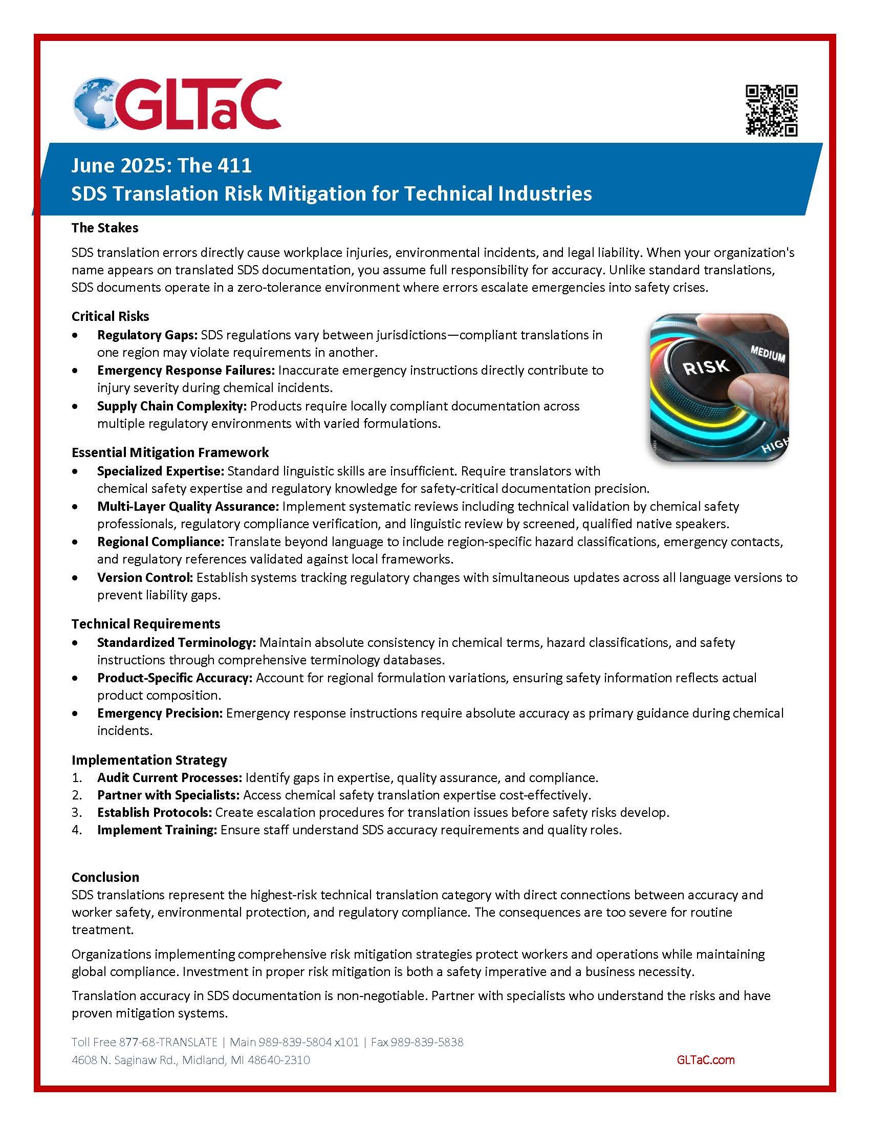 SDS Translation, Safety Data Sheet Translation, Life Sciences Translation, Military Translations, Training Materials, Language Services, Language Service Company, LSC, Translation, Human Translation, Chemical Translations, Regulatory Compliance, Regulatory Translations, Technical Translations, Agricultural  Translations, Automotive  Translations, Business  Translations, Legal  Translations, Education  Translations, Training  Translations, Health  Translations, Beauty  Translations, Manufacturing  Translations, Medical  Translations, Military  Translations, Pharmaceutical  Translations, Regulatory Compliance, Tourism  Translations, Interpretation, ASL, Translation Review, Localization, ISO Compliance, ISO Consulting