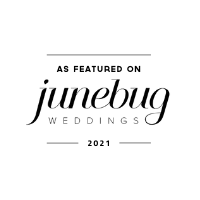 Junebug weddings featured badge for Pearline Events Kent wedding