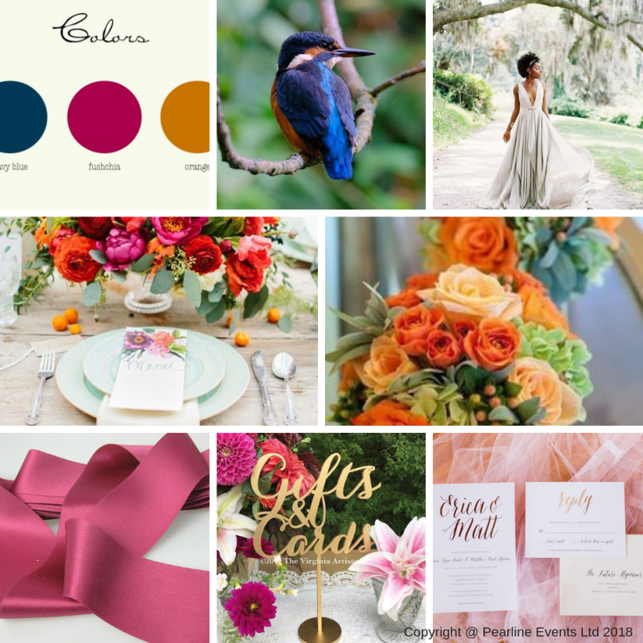 Colourful wedding inspiration Pearline Events