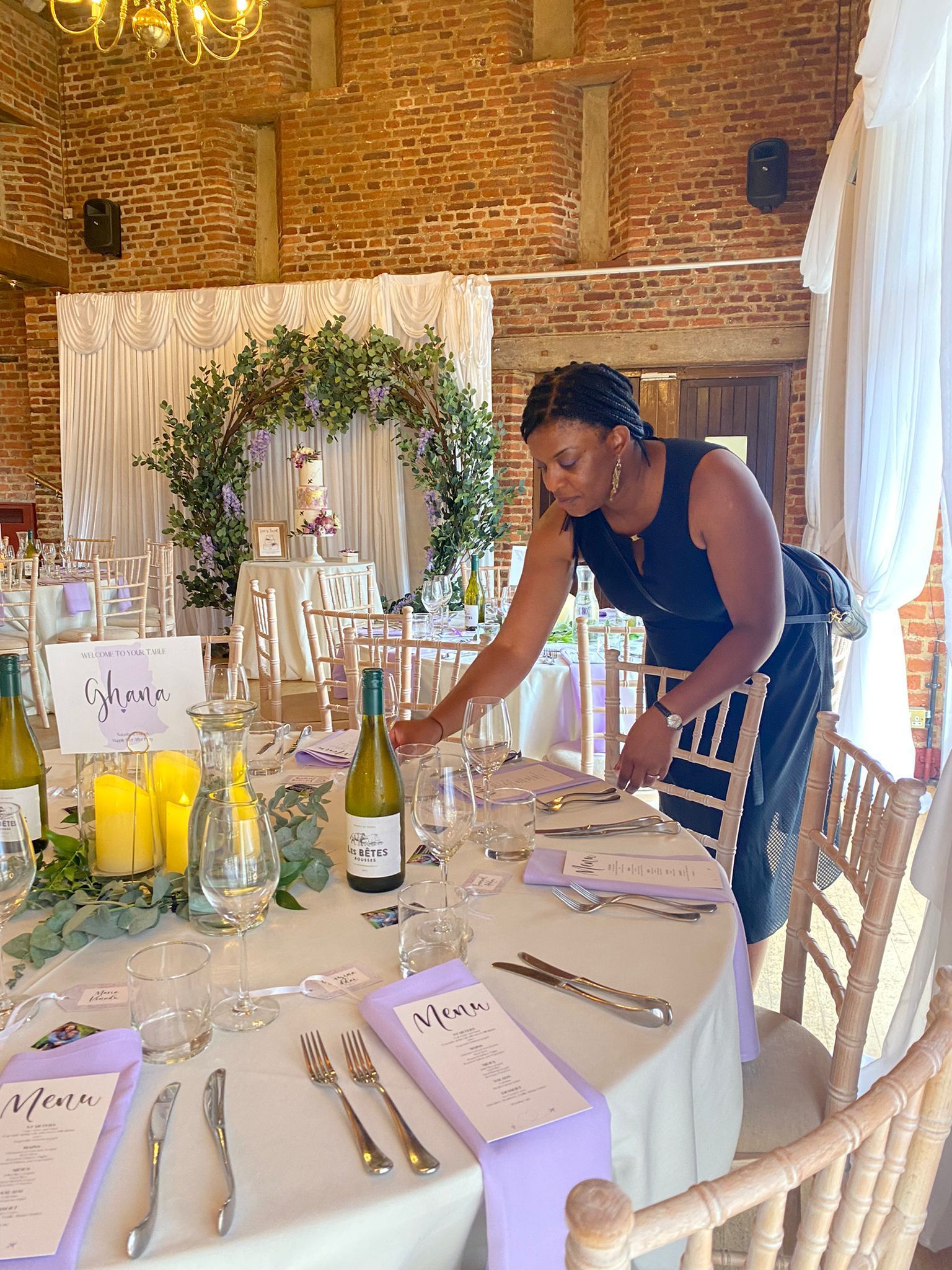 Multicultural wedding table decor by Pearline Events