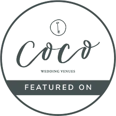 Coco Wedding Venues blog featured badge for Pearline Events' wedding styling