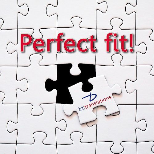 Matching piece td translations td translations is the matching puzzle piece