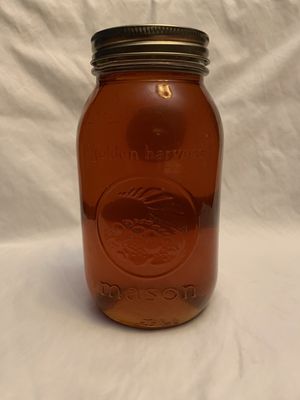 A three pound jar of honey is $30.