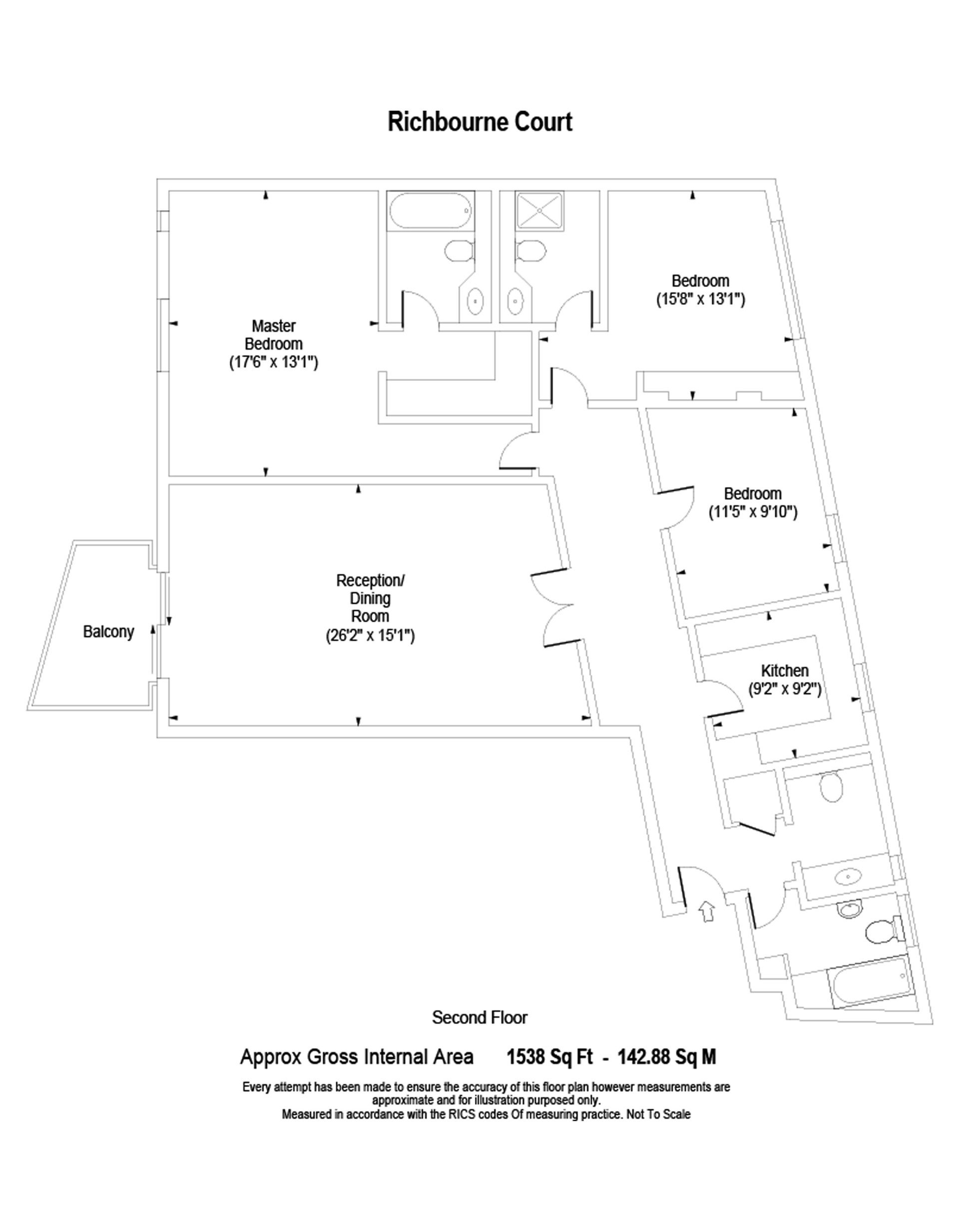 black and white floor plan of a property created in London by Gold Lens Photography Ltd.