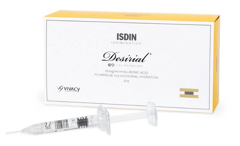Desirial zona íntima Acido hialuronico vaginal hidratación y volumen