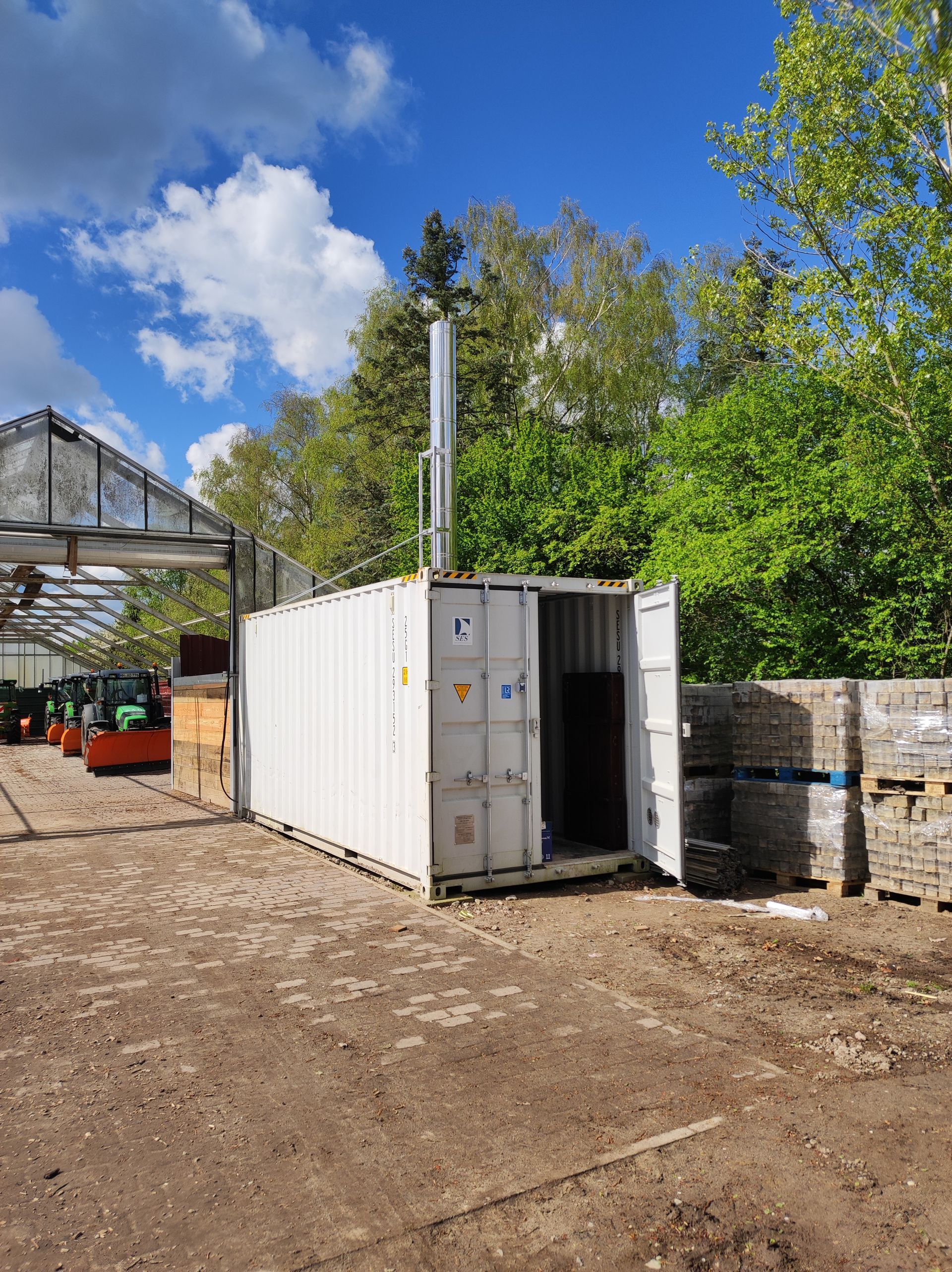 Hackschnitzel-Heizcontainer 100kW