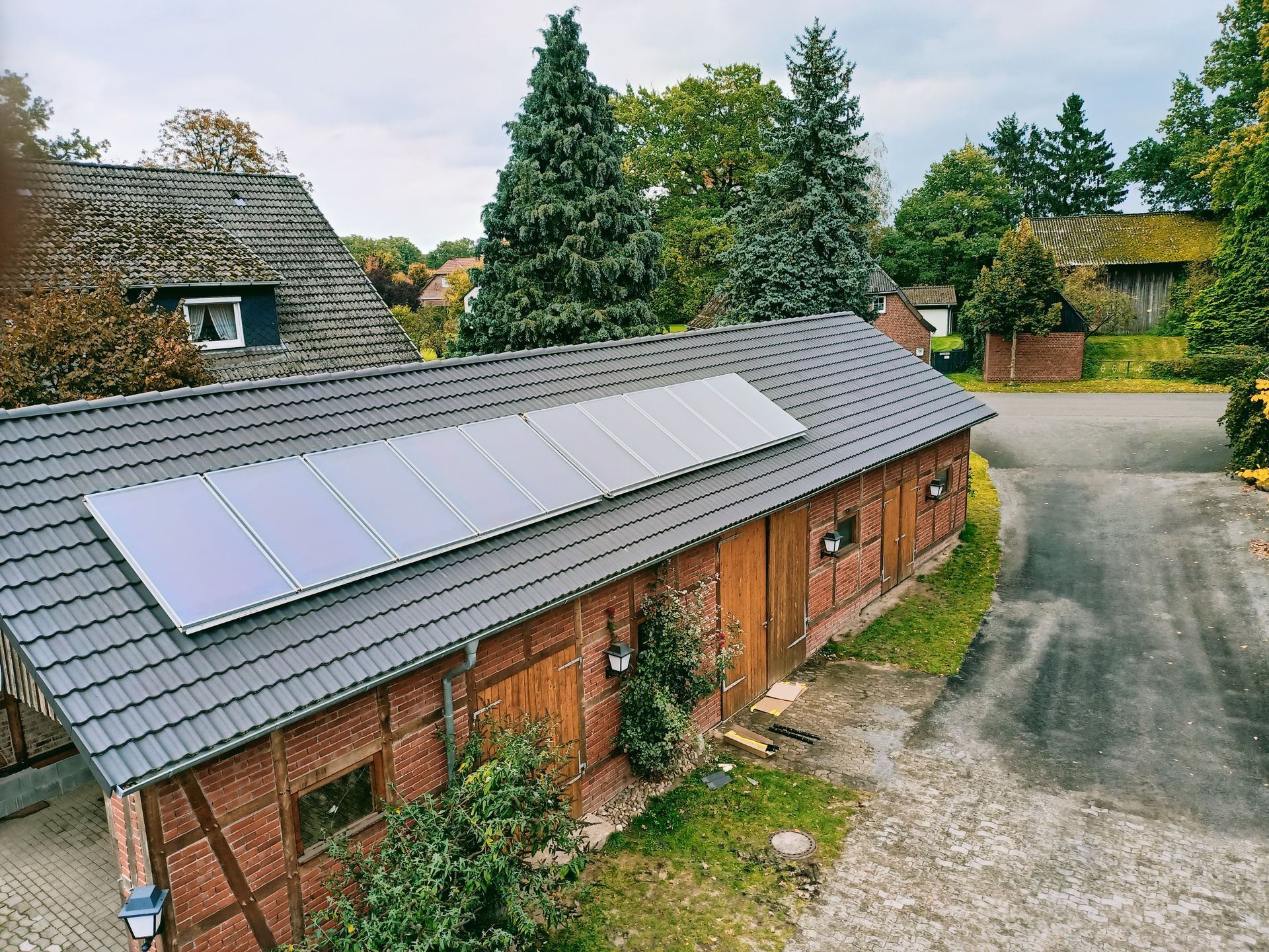 Solarthermie im Wärmenetz