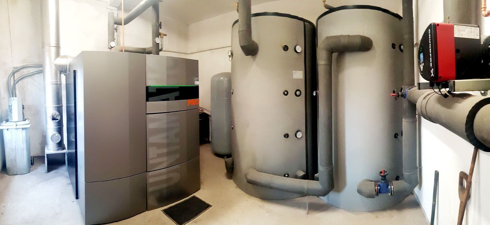 Guntamatic PRO 250 mit Pufferspeicher