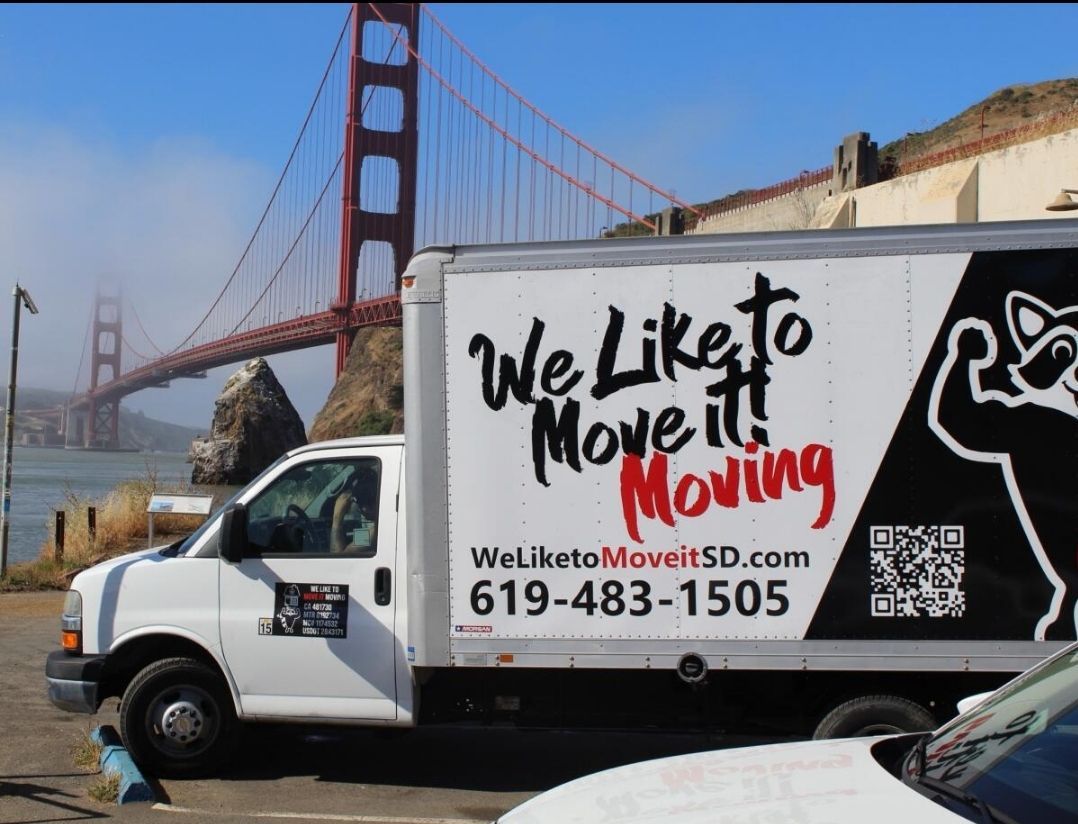 Moving truck in San Francisco