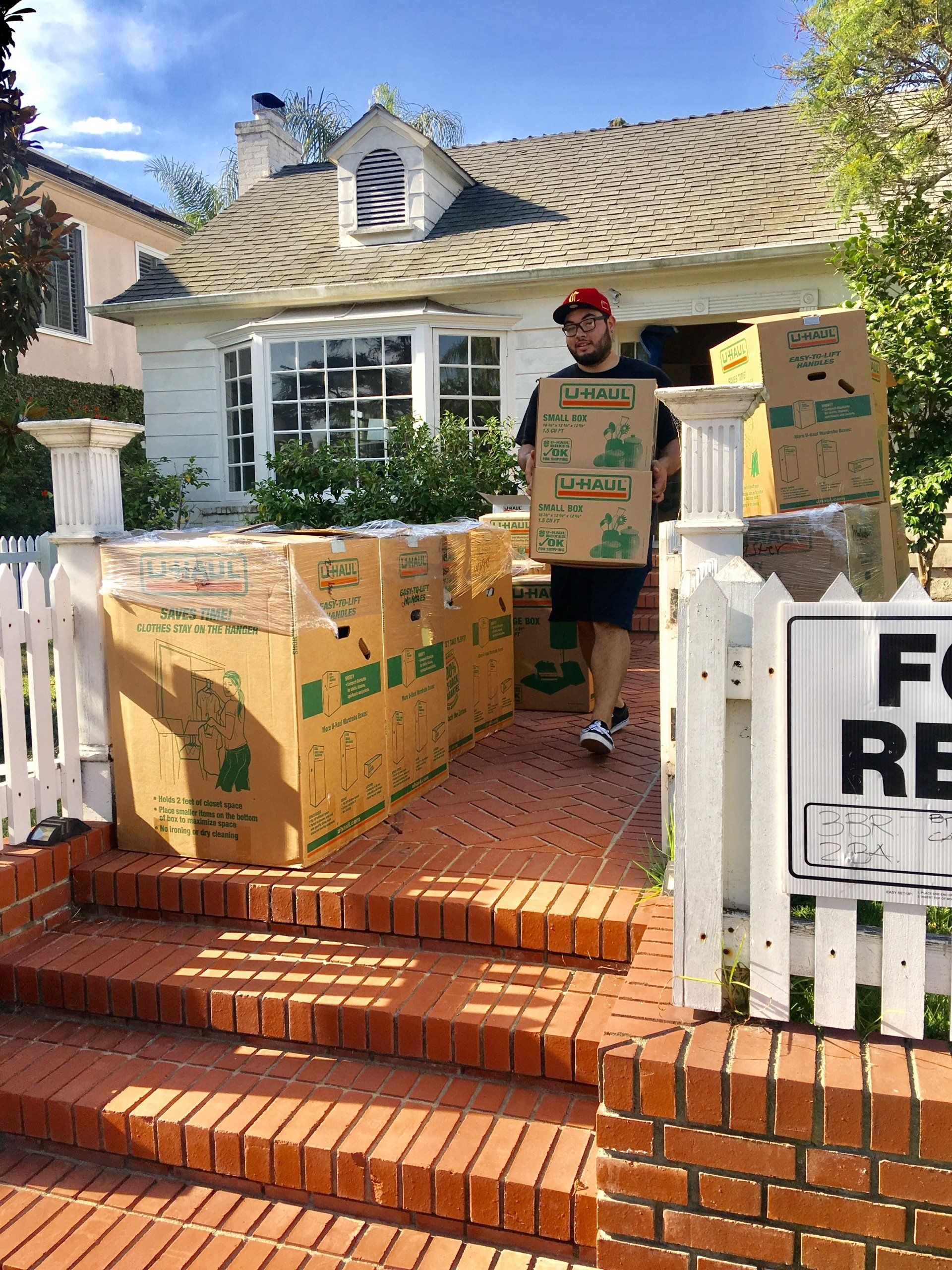 moving uhaul boxes packing