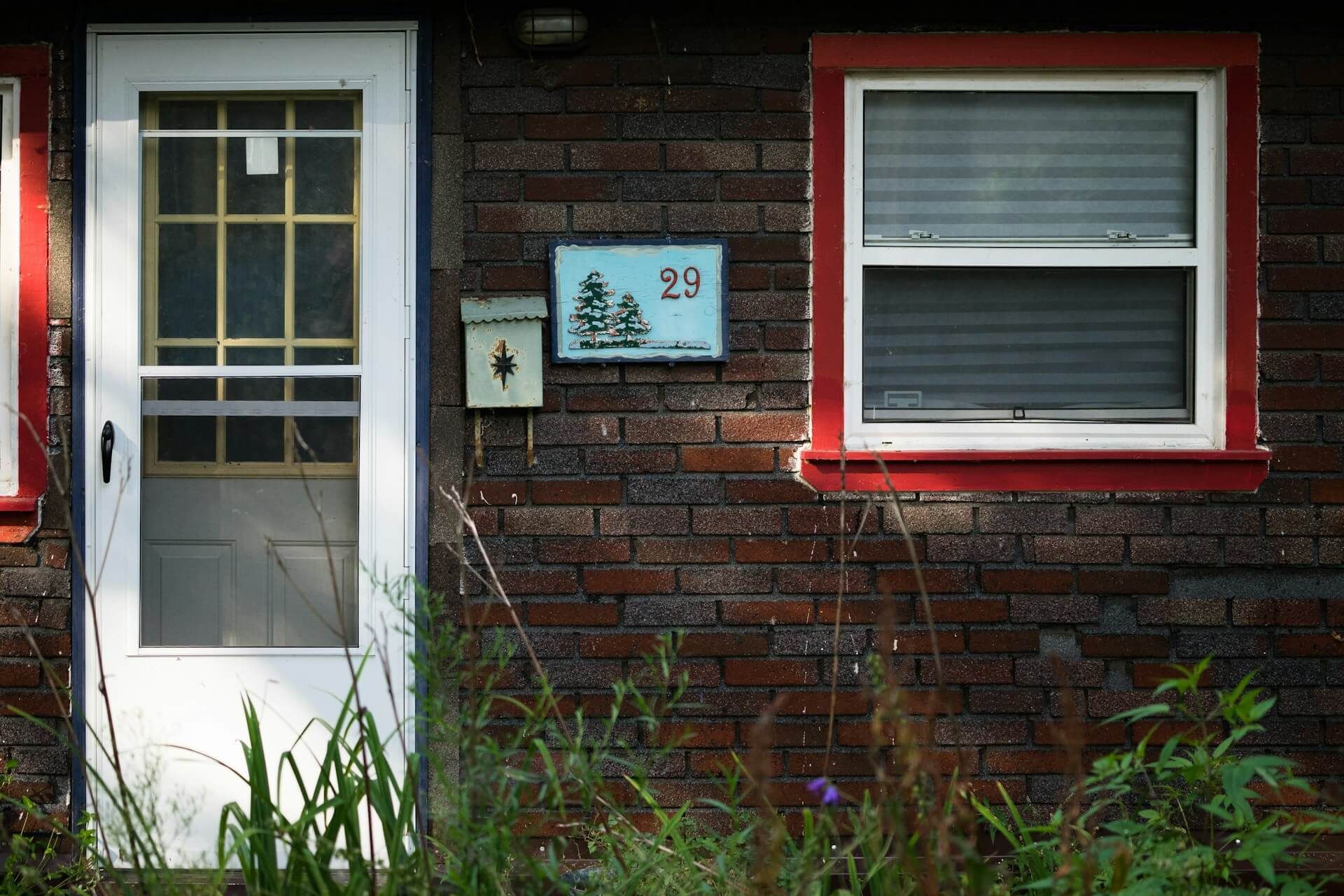 House with address