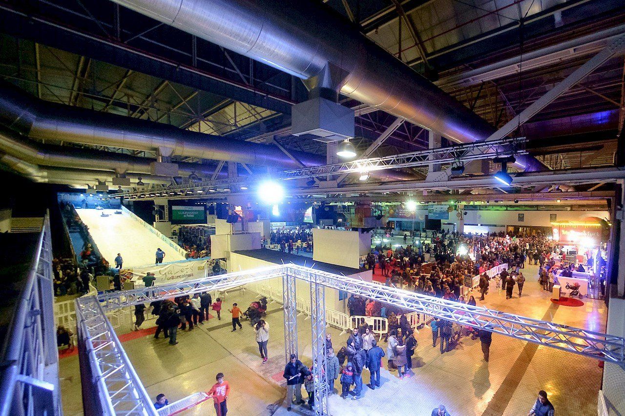 Full view of ice slide