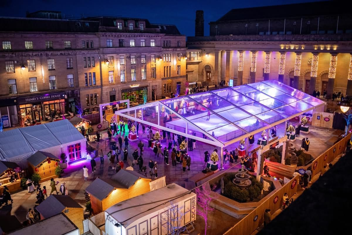 All glass Ice Rink Marquee