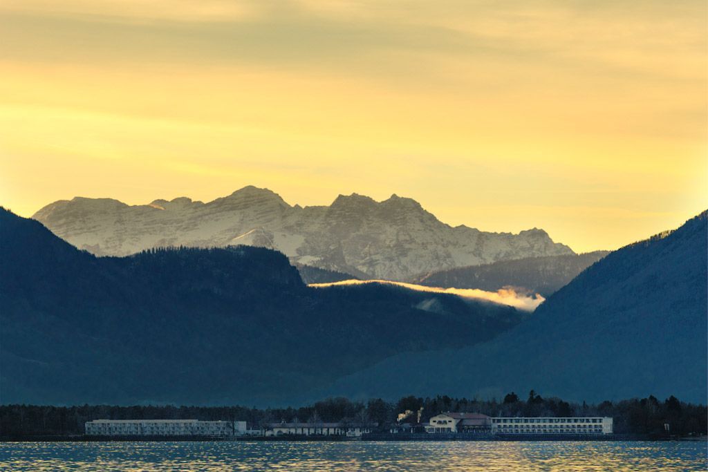 Sonnenaufgang Chiemsee