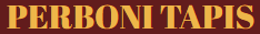 PERBONI TAPIS -LOGO