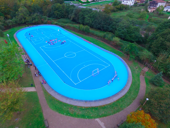 Fotografía cedida por Composan cesped artificial mallorca , cesped artificial baleares