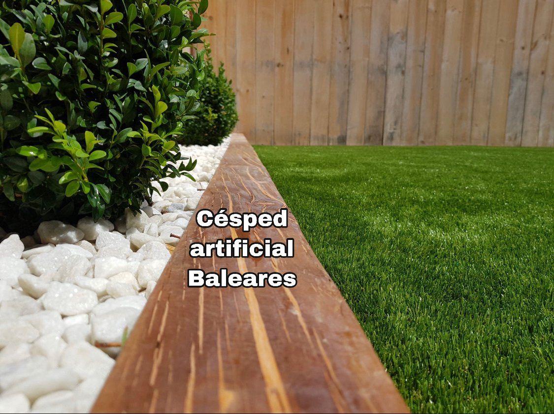 traviesas mallorca, bordillo mallorca, piedra decorativa mallorca, césped artificial baleares