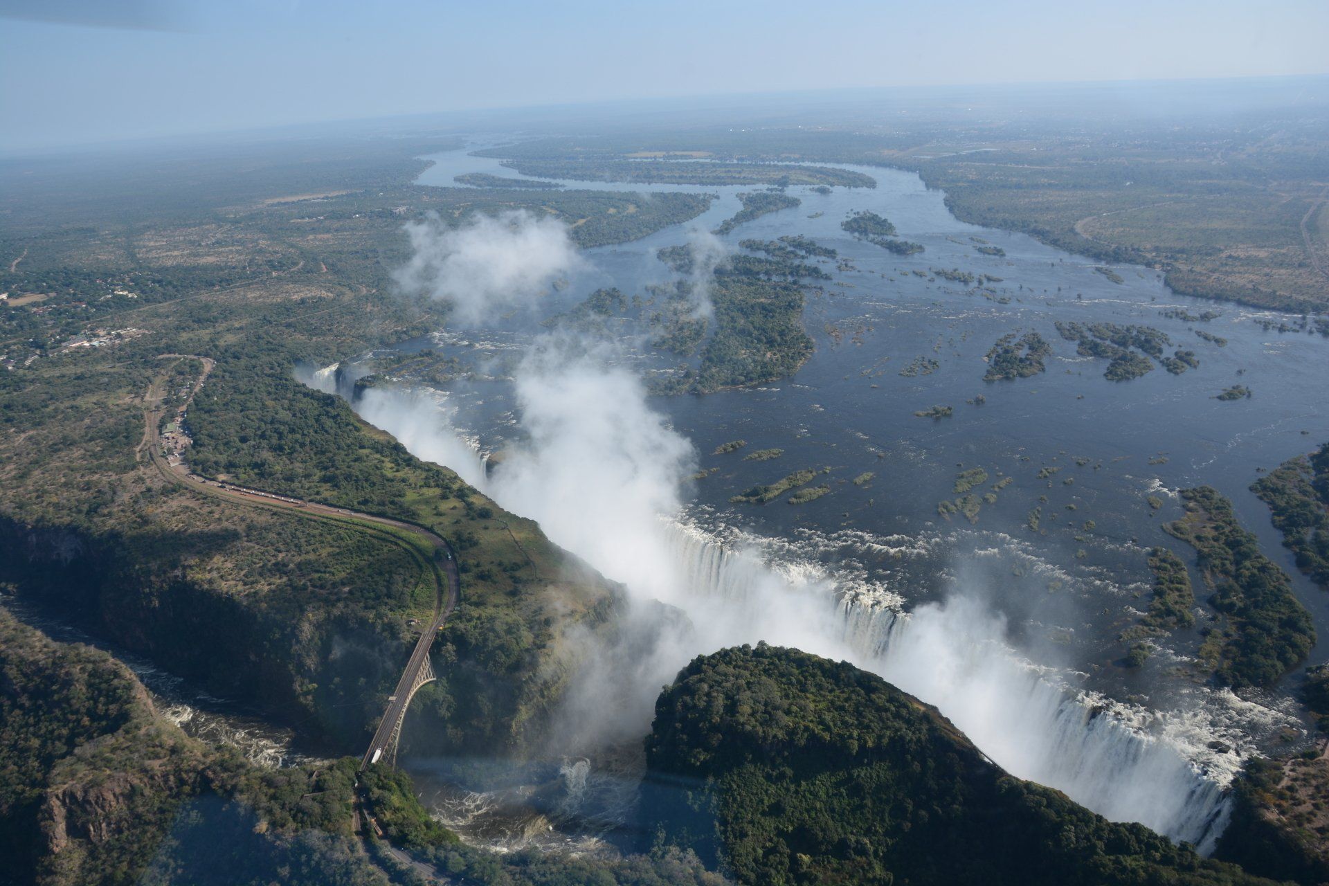 Heli Flug Victoria Falls
