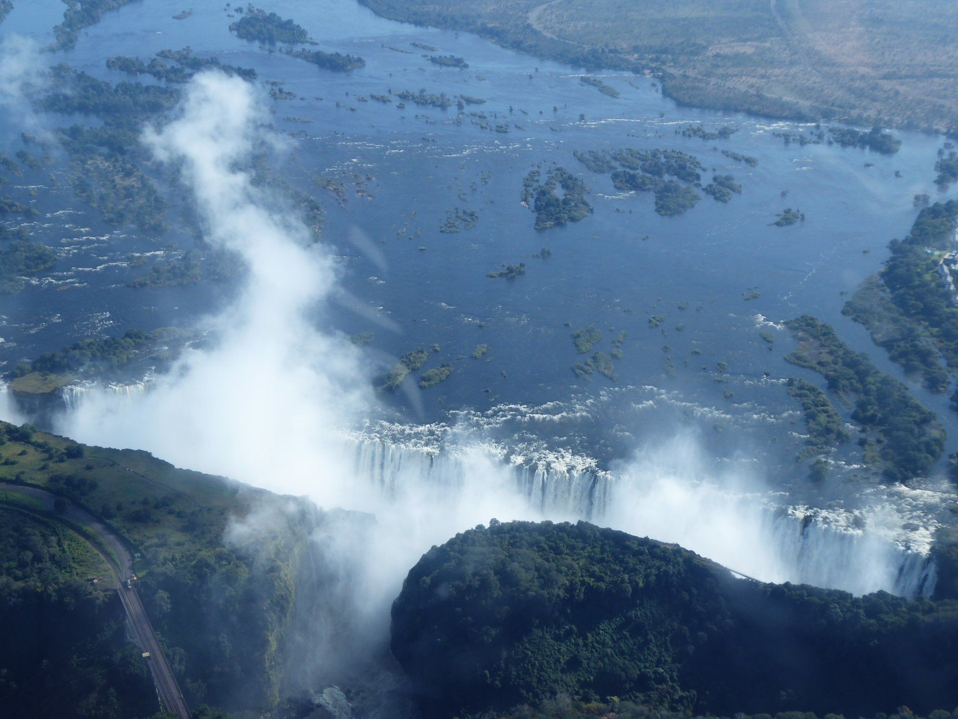 Heli Flug Victoria Falls