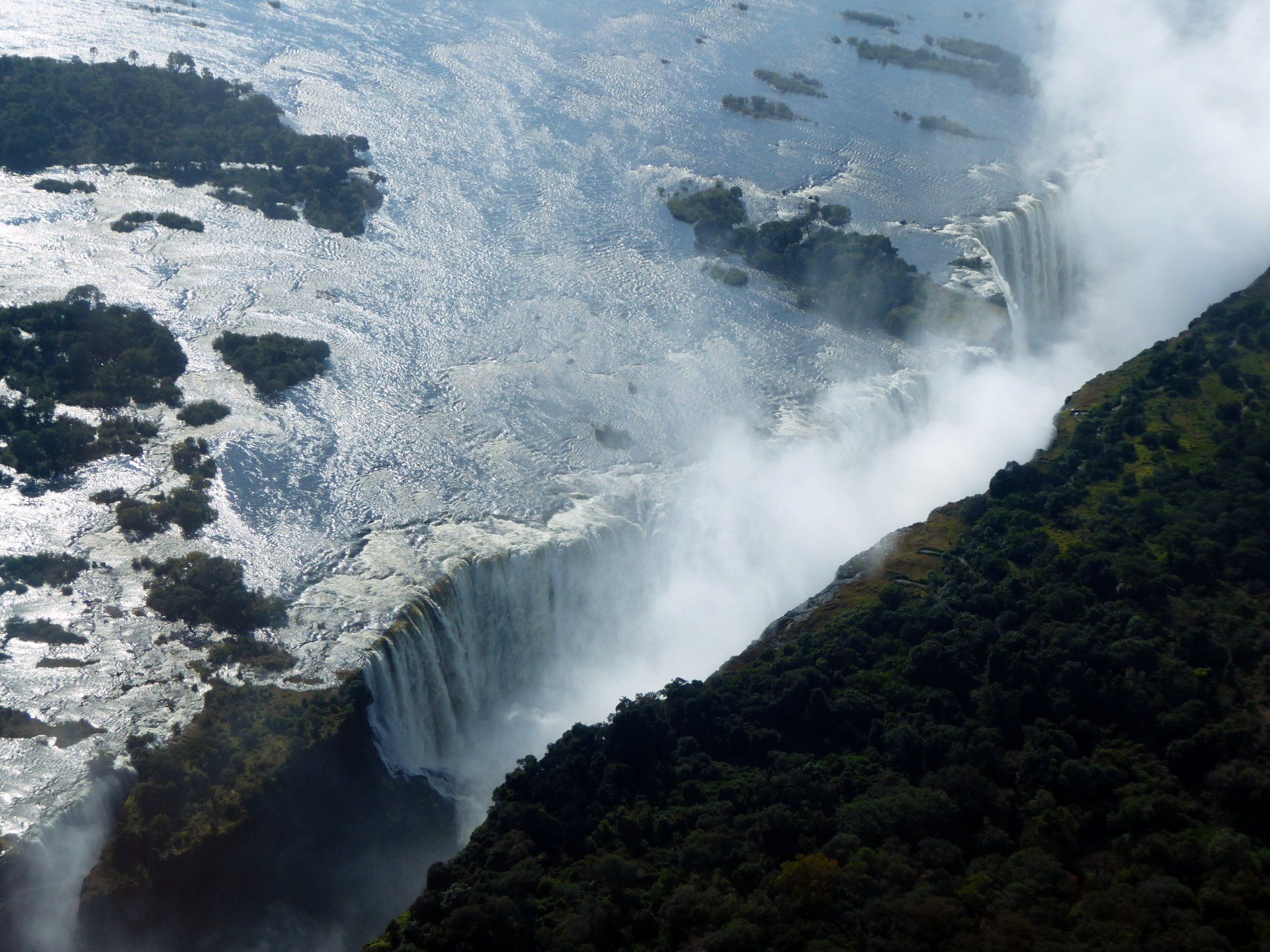 Heli Flug Victoria Falls