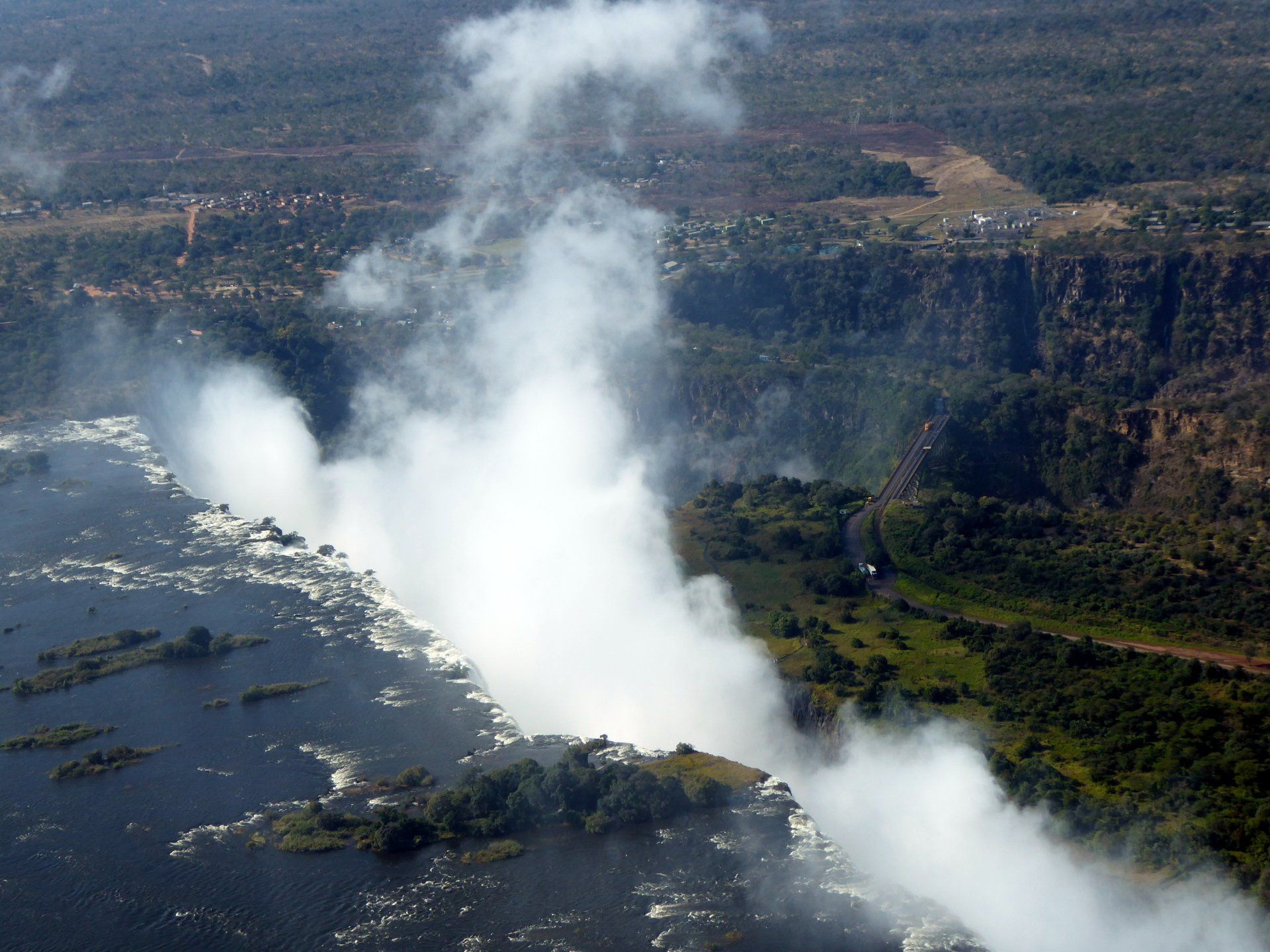 Heli Flug Victoria Falls