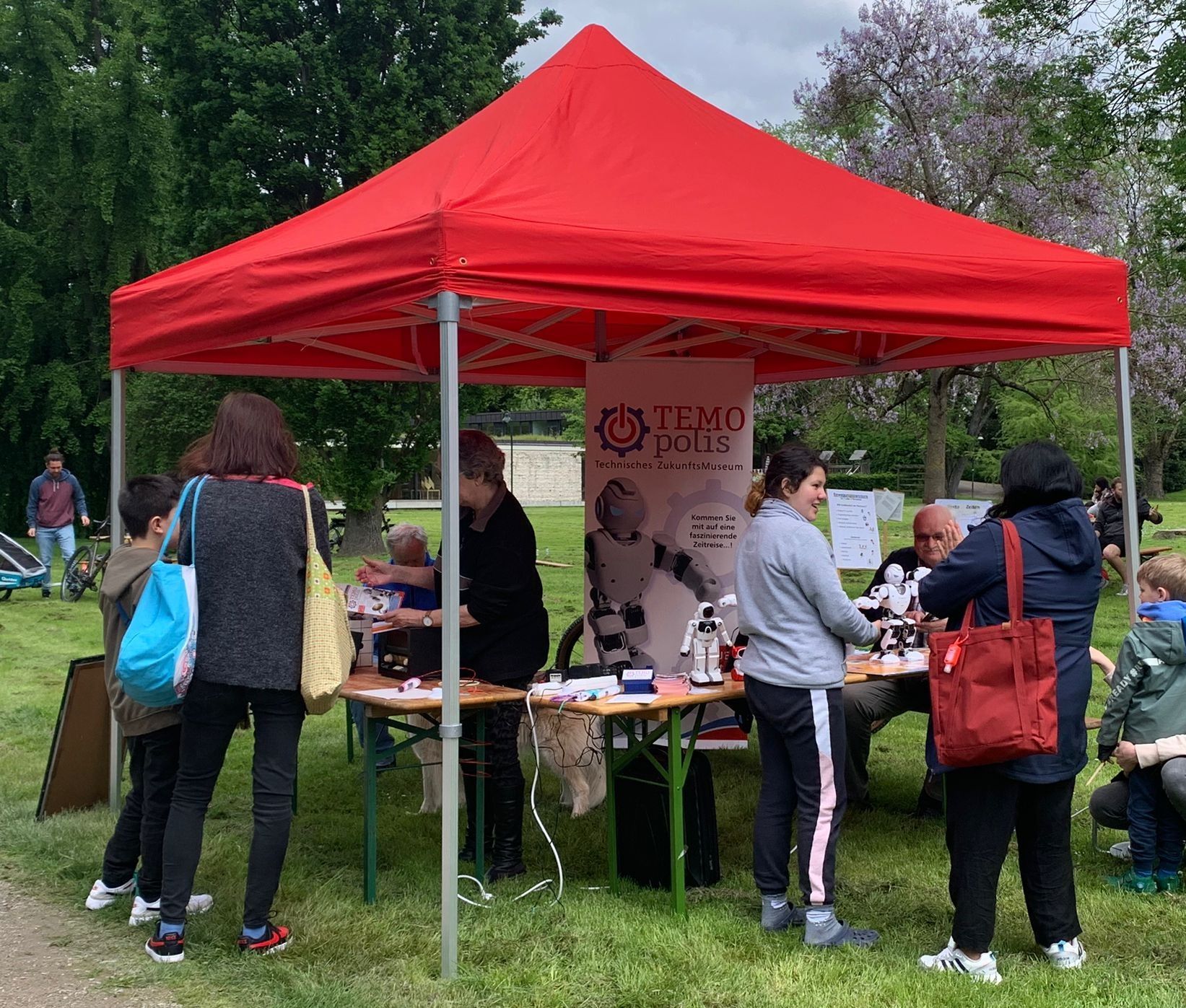 TEMOpolis-Stand im Bürgerpark