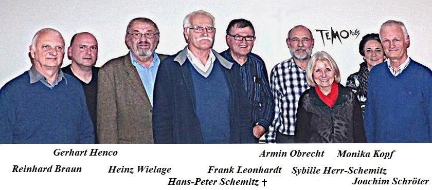 Alle wackeren Gründungsmitglieder