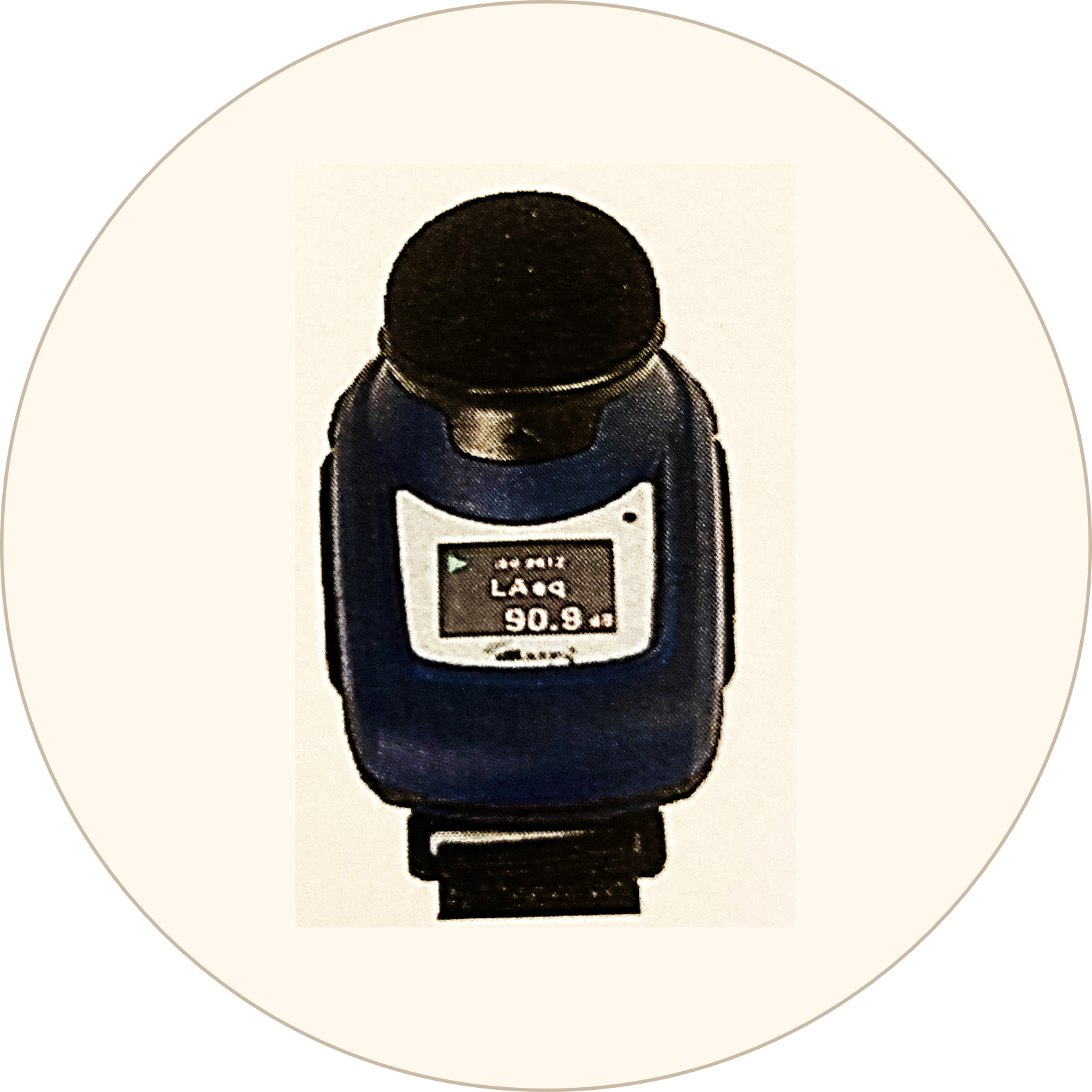 Digital metering devices - image of a personal dosimeter Digital metering devices - image of a personal dosimeter