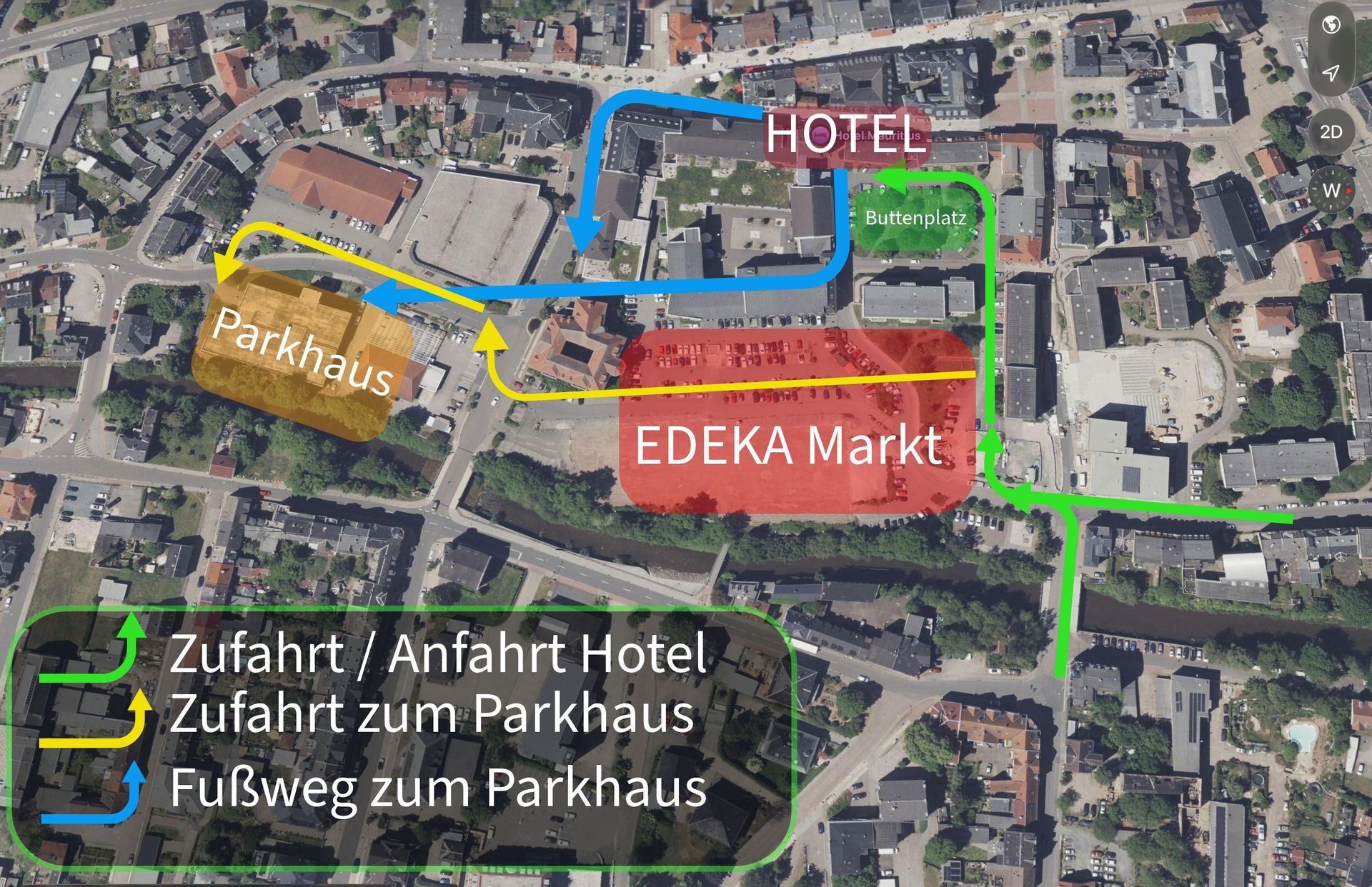 Ersatzzufahrt