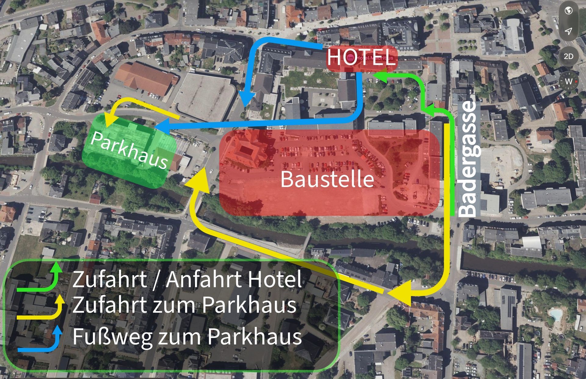 Ersatzzufahrt