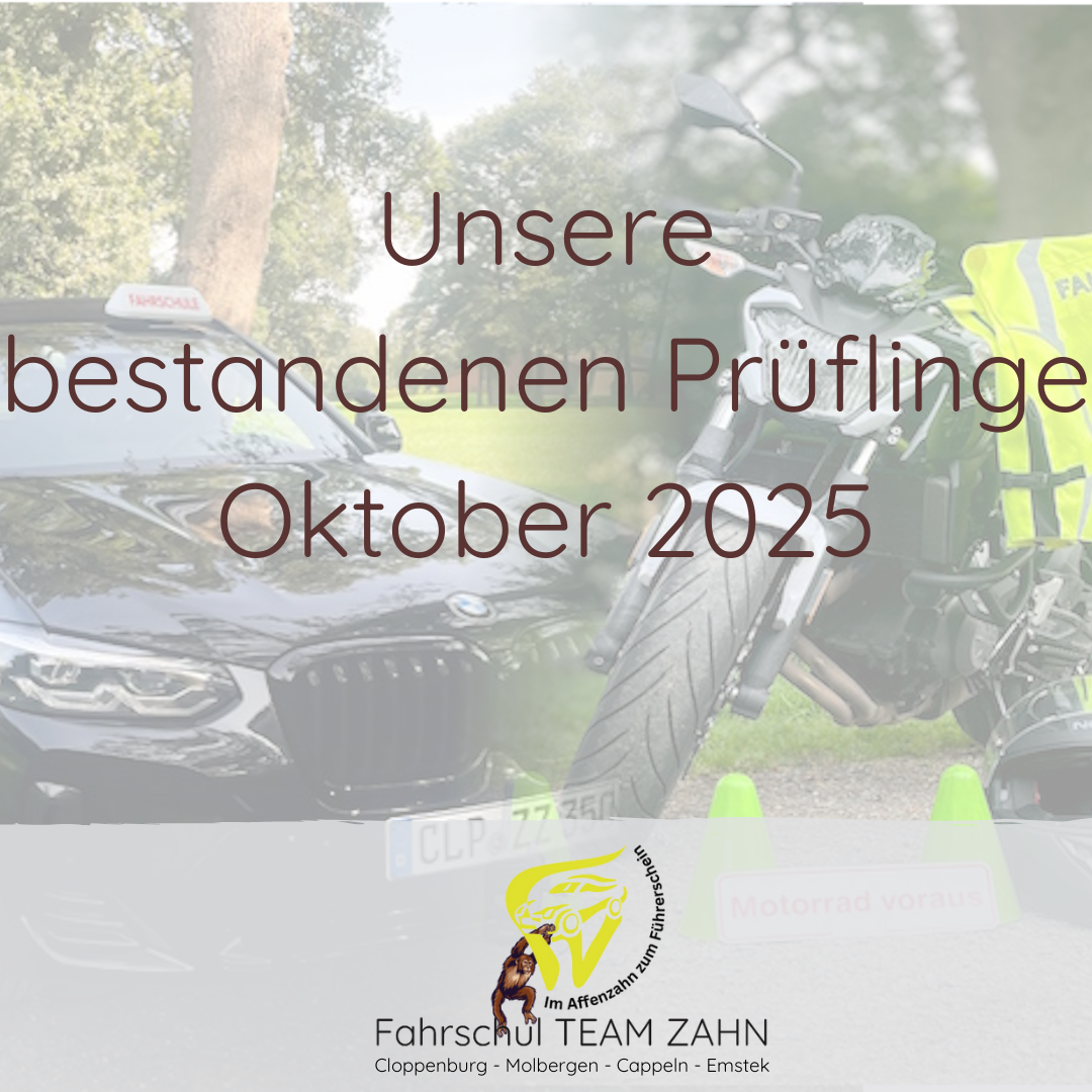 BESTANDENE PRAXISPRÜFUNG AUGUST 2025 FÜHRERSCHEIN PRAKTISCHE PRÜFUNG CLOPPENBURG