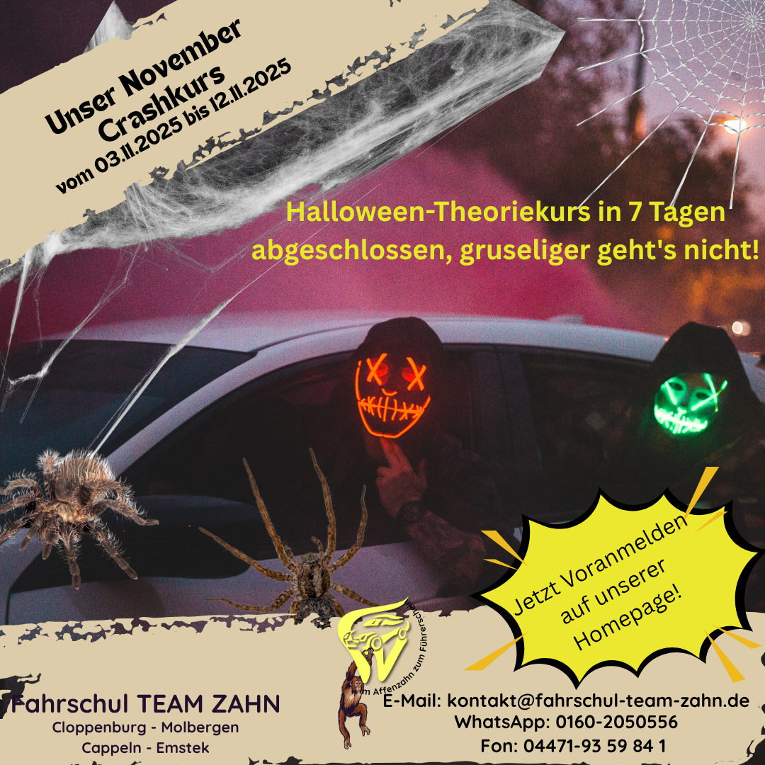 Crash Theoriekurs Crash Theoriekurs Fahrschule Cloppenburg