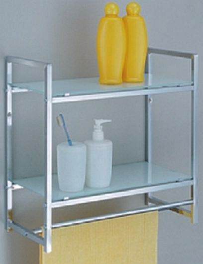 Estantería toallero de pared recta Estanteria toallero pared recta