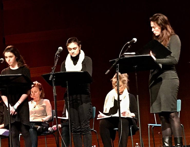 Staged Reading of From Silence at the Jewish Heritage Museum, NYC