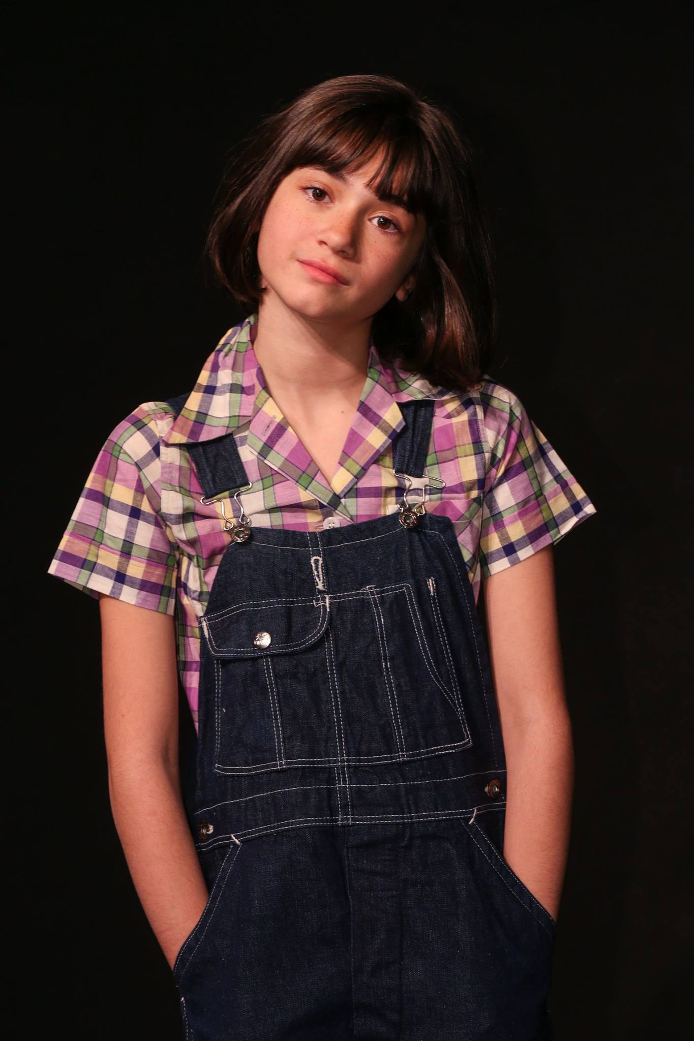 Shannon Harrington as Scout in To Kill A Mockingbird, Queens Theatre, NYC