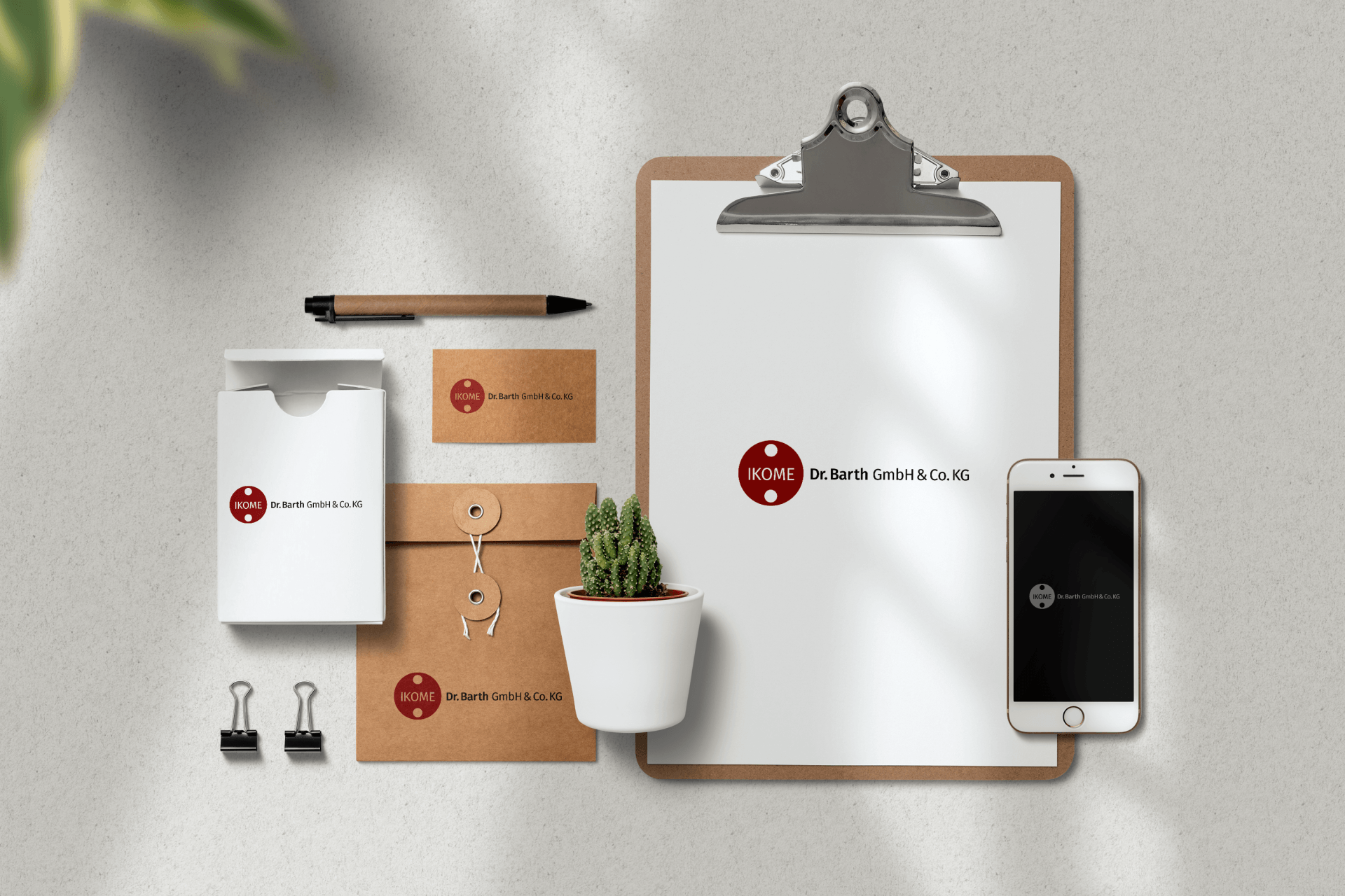 IKOME Barth Institut Mediation Logo Signet Holm Klix Endless Creative