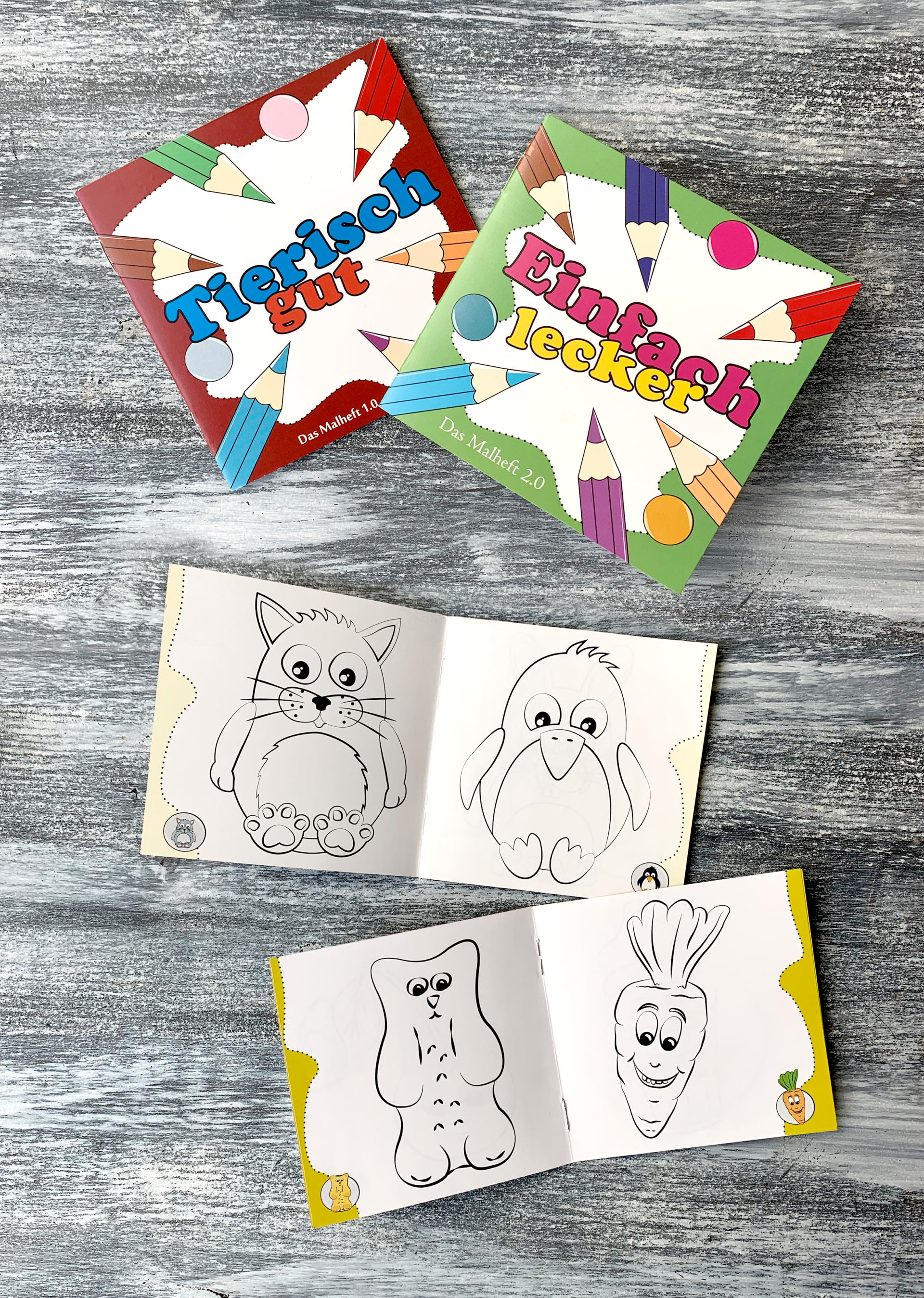 Illustrationen, Zeichnungen, Malheft, Aktiv für Kids, Leipzig, Bischofswerda, Holm Klix, Endless Creative