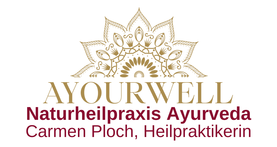 Logo Ayourwell Naturheilpraxis Ayurveda Kalkar Niederrhein und Oberhausen