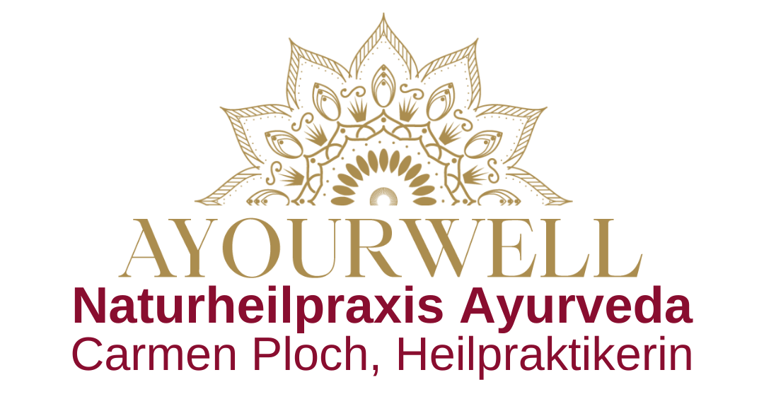 Logo Ayourwell Naturheilpraxis Ayurveda Kalkar Niederrhein und Oberhausen