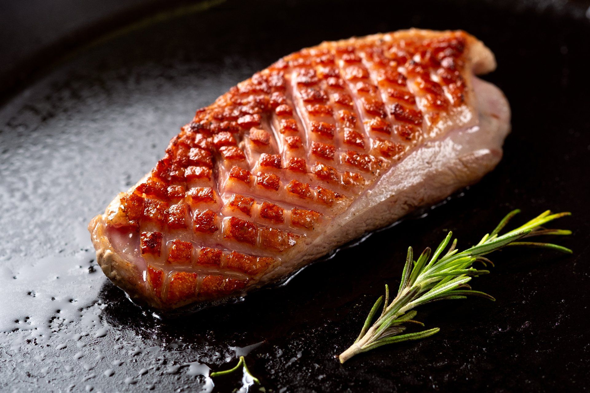 Seared Duck with a Blackberry Balsamic Reduction