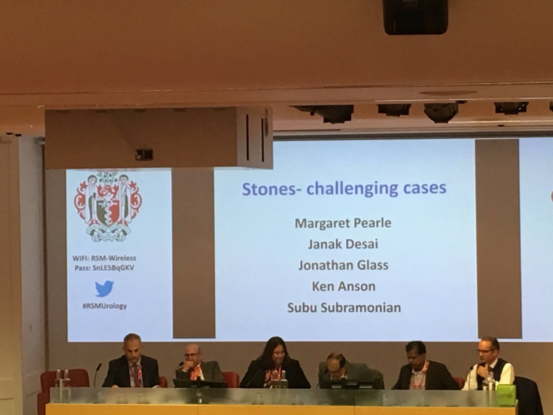 At Royal Society of Medicine with World renowned Urologists National Urology Meeting at Royal Society of Medicine