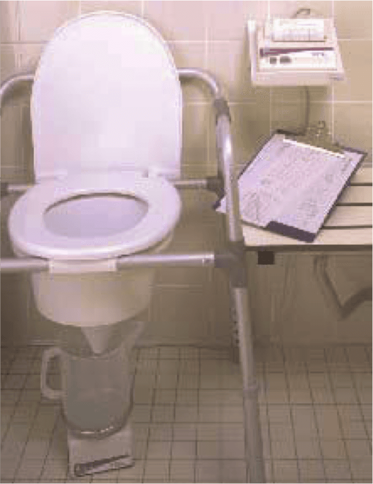 Uroflow meter for urine flow test